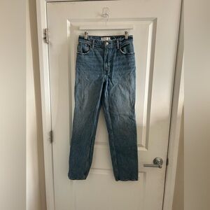 Abercrombie & Fitch Blue Straight Leg Jeans